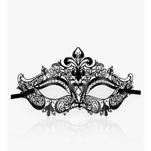 Masquerade Mask for Women Shiny Laser Cut Metal Rhinestone Mask Party Porm Ball Mask