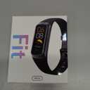 Fitness Tracker with Step Counter/Calories/Stopwatch, Activity Tracker, Health Tracker with Heart Rate Monitor, Sleep Tracker,1.10''AMOLED Touch Color Screen, Pedometer Watch for Women Men (Pink)