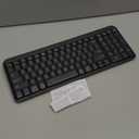 Logitech K250 Bluetooth Keyboard with Numpad, Easy Connectivity, Compact Wireless Keyboard Made with Recycled Plastic, Spill-Resistant, Comfortable Keys - Windows/MacOS - Graphite