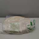 Oval Woven Placemats Set of 6, Boho Cotton Rope Braided Table Mats, 17x13 Inches Non Slip Heat Resistant Place Mats for Dining Room, Thick Hot Pads for Farmhouse Kitchen Table Decor. (Brown)