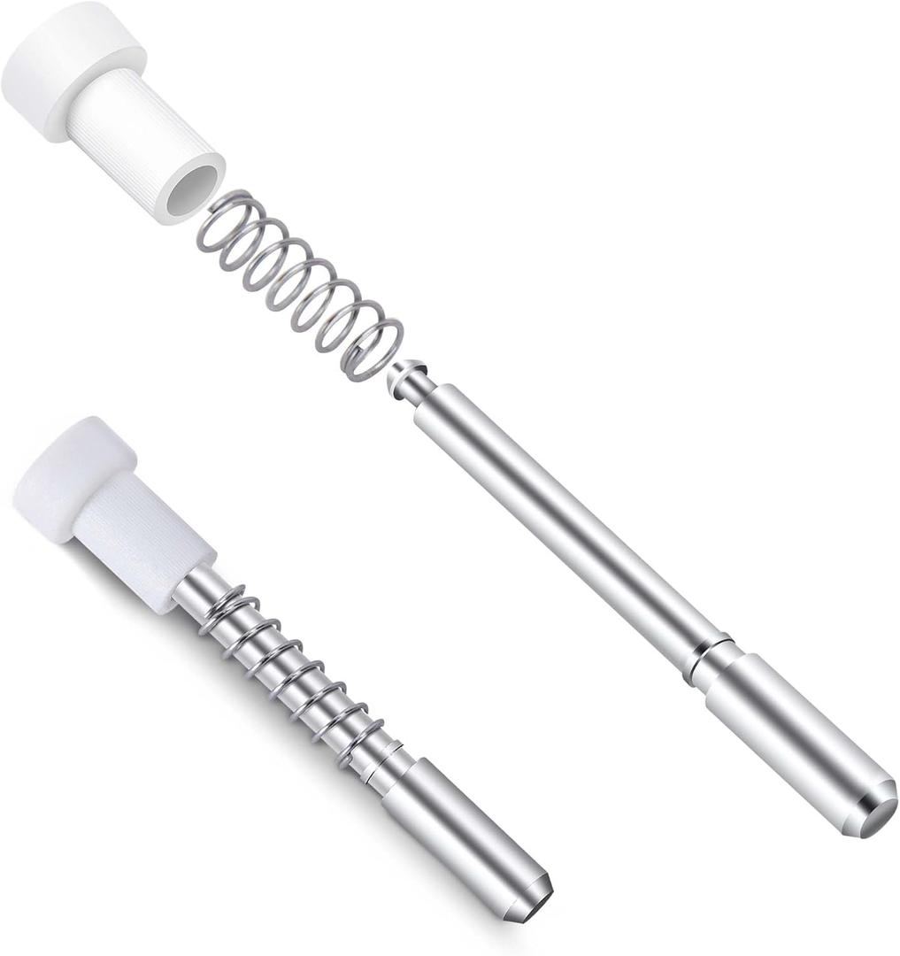 12 Pack Window Screen Plunger Latches with Caps-5/32" x 1-1/2" Aluminum Alloy Window Screen Retainer Pins-Replacement Window Screen Clips for Securing Window Screens