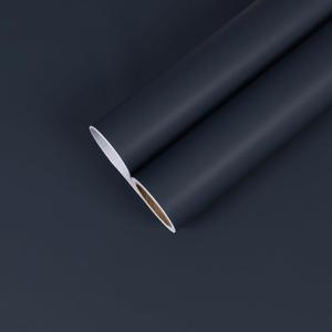 CHIHUT Navy Blue Wallpaper Peel and Stick Dark Blue Wallpaper for Bedroom Classroom 12"x472" Self Adhesive Renter Friendly Wall Paper Skin Contact Paper Roll Kitchen Vinyl Wrap for Cabinets Desks