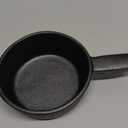 American Metalcraft CIFD Cast Iron Mini Fondue Pot with Handle, Black