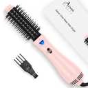 Hair Dryer Brush Blow Dryer Brush in one, Aima Beauty 1.25'' Round Brush Blow Dryer Ionic Hot Air Brush Styler Volumizer with Ceramic Coating & Tufted Bristles for Smooth and Shiny Blowout, Pink
