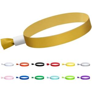 Green-Power America 100 Pcs Cloth Event Wristbands, Event Wristbands, Colored Wrist Bands for Events, for Lightweight Concert Wrist Strap for Activities, Party Bracelets for Events (Color : Gold)