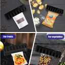 Bag Sealer Mini Rechargeable,3000mAh Heat Sealer Machine with 5 Adjustable Gears Chip Bag Resealer,Plastic Bag Sealer for Food Snack Bags Storage(black)