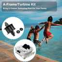 AXV602P Pool Vac Turbine Kit, Compatible with Hayward Aquabug Navigator Pro Wanda The Whale Diver Dave Pool Vac Automatic Suction In-Ground Pool Cleaner, Replaces# AXV112P (Turbine & 2 Bearings)