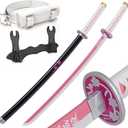 Zisu Demon Katana Sword, About 41 inches, Hashira Pillars & Protagonist Katana for Cosplay Purpose, Anime Original Texture