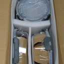 M MCIRCO 30 Pieces Glass Food Storage Containers with Snap Locking Lids,Glass Meal Prep Containers Set - Airtight Lunch Containers, Microwave, Oven, Freezer and Dishwasher (Gray)