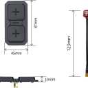 RUSHFPV FPV Goggles Antenna RHCP Range 5.8g Dual-Unit Patch Antenna SMA 11dBi for FPV Drone Goggles Antennas