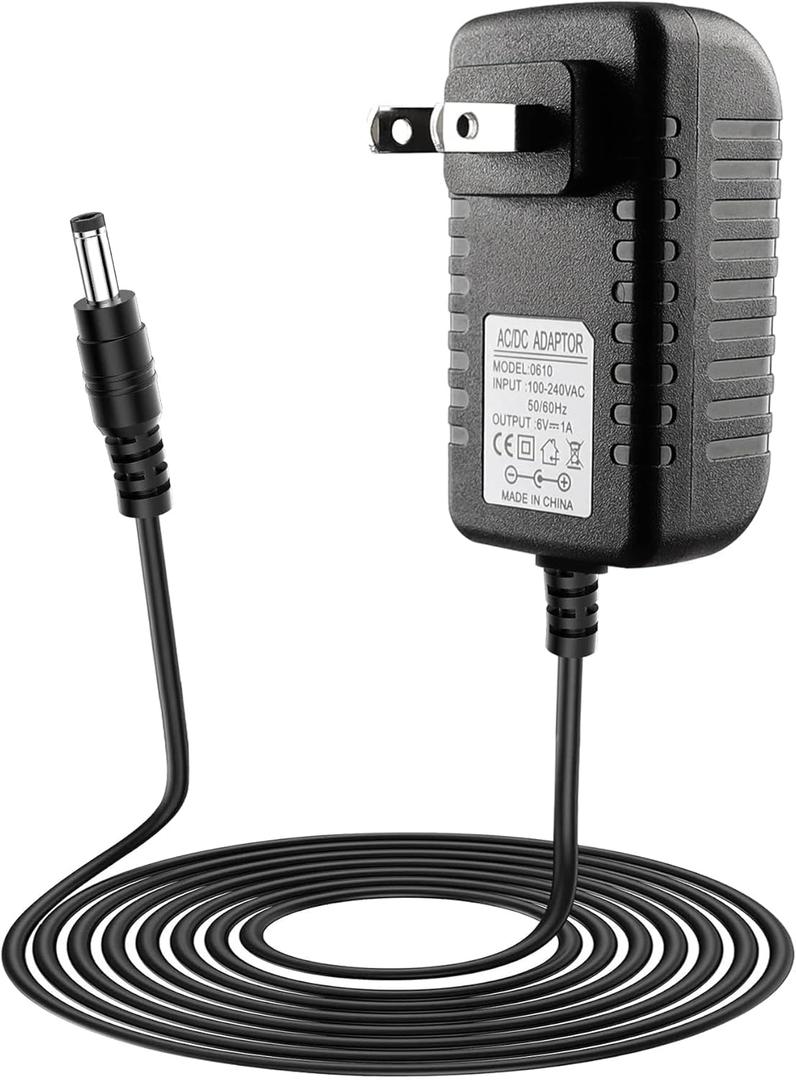 6V Battery Charger for Ride On Car Toys, 6 Volt Universal Ride On Car Charger for Mercedes-Benz, Ferrari, Dynacraft, Lamborghini, Flybar Bumper Car, Monster Jam Kids Riding Toy