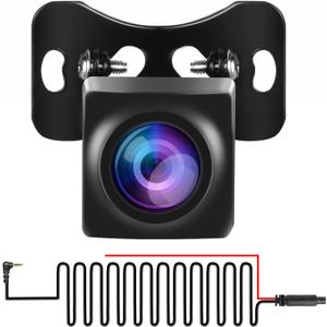 Backup Camera Rear View Camera for 7 in/9in/10.26in Portable Radio Carplay Screen for Car,Podofo HD Waterproof Rear Camera for Android Auto Screen Portable Car Stereo with 15m/49ft Extension Cable