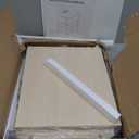 Huuger Nightstand with Charging Station, Side Table with Fabric Drawers, End Table with Open Shelf, Bedside Table with USB Ports and Outlets, Night Stand for Bedroom, White Marple (11.8"D x 15.7"W x 23.6"H (2 Drawers))