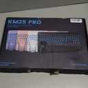 SABLUTE Wireless Keyboard and Mouse Combo, Rechargeable 4000mAh Light up Quiet Keyboard with Wrist Rest & Phone Holder, Ergonomic Silent Typing for PC/Mac/Laptop/Windows/Chrome OS (Black)