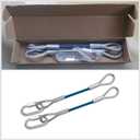 Trailer Safety Cables Extension 12 inch for Towing Bar12000 Lbs Loading (One Pairs)