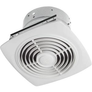 Broan-NuTone 505 Exhaust Fan, White Vertical Discharge Ceiling Ventilation Fan, 8.5 Sones, 200 CFM, 8"
