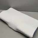 Derila Cervical Queen Size Pillow for Sleeping - Support Pillow for Side, Back, Stomach Sleepers - Contour Best Bed Pillows for Sleeping (1 Pillow | White)
