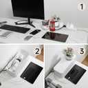 YECAYE 2 Pack Cable Management Box, Pet Friendly Cable Box Organizer for Home & Office, Child-Proof Floor Cord Cover, Cord Management and Cord Hider, White