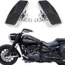 Driver Floorboards Front Floorboard Foot Peg Pedals Compatible with Yamaha Vstar Dragstar 400 650 V-Max XV125 Suzuki VL800 VL400 C50 Pair Honda VTX1300 VTX1800 (Eagle Da)