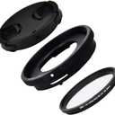 Lens Kit for Olympus Tough TG-7 TG-6 TG-5 TG-4 TG-3 TG-2 TG-1, Conversion Lens Adapter + 40.5mm UV Filter + Lens Cap, Replaces Olympus CLA-T01 Lens Adapter Converter