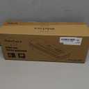 Paper Shredder Without Basket 6-Sheet Strip Cut Shredder for Home Use,Small Document Shredding Machine for Office,Shred Staple/Card,Mini Portable with Extendable Arm,Jam Proof