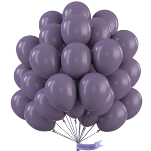 PartyWoo Dusty Purple Balloons 142 pcs