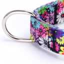 Heavy Duty Nylon Dog Collar, Adjustable Martingale Dog Collar for Walking Training Boy and Girl Dogs Medium Large Dogs (XL:53-62CM, Colourful Little Flowers)