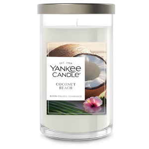 Yankee Candle Coconut Beach Classic 22oz Large Dual-Wick Tumbler Candle, Long-Lasting Burn Time, Ideal for Holidays and Gift-Giving
