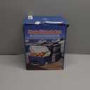 Rechargeable Heated Lunch Box for Men, 1.3L Cordless Electric Lunch Box for Adults with Smart Scheduled Heating, Portable Food Warmer with Complete Accessories (Blue)