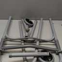 Medline Lightweight Junior/Lower Height Folding Walker with 5 Wheels