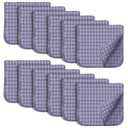 2 x SWEET DOLPHIN 12 Pack Muslin Burp Cloths Large 100% Cotton Hand Washcloths for Baby - Baby Essentials Extra Absorbent and Soft Boys & Girls Milk Spit Up Rags for Newborn Registry - Grey, 20" X10"