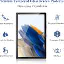 Gerutek [2-Pack Screen Protector for Samsung Galaxy Tab A8 10.5 inch 2021, SM-X200/X205 Tempered Glass Screen Protector, [Ultra Clear] [Anti Scratch] [Easy Install] [9H] for Samsung Tab A8 10.5