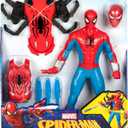 Marvel Spider-Man Thwip Blast Spider-Man Action Figure with Accessories, 11-Inch-Scale Super Hero Toys for Kids Ages 4 and Up