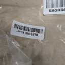 LuxLand Home Large Decorative Bowl, Modern Storage Bowls for Home Decor, Artificial Stone Beige Color, Stylish Decorative Fruit Bowl for Kitchen Counter, Key Bowl for Entry Table, Ruffle Decor