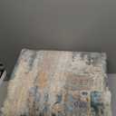 10x14 Area Rugs for Living Room: Large Machine Washable Area Rug with Non Slip Backing Non Shedding Abstract Stain Resistant Carpet for Bedroom Dining Room Nursery Home Office - Green