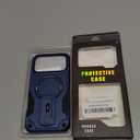 Goton for iPhone 17 Pro Max Case with Privacy Tempered Glass Screen Protector & Camera Lens Protector, Compatible with MagSafe, Invisible Kickstand, Shockproof Phone Cover, Blue