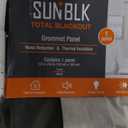 SUNBLK Total Blackout Curtains 1 Panel 52x63In