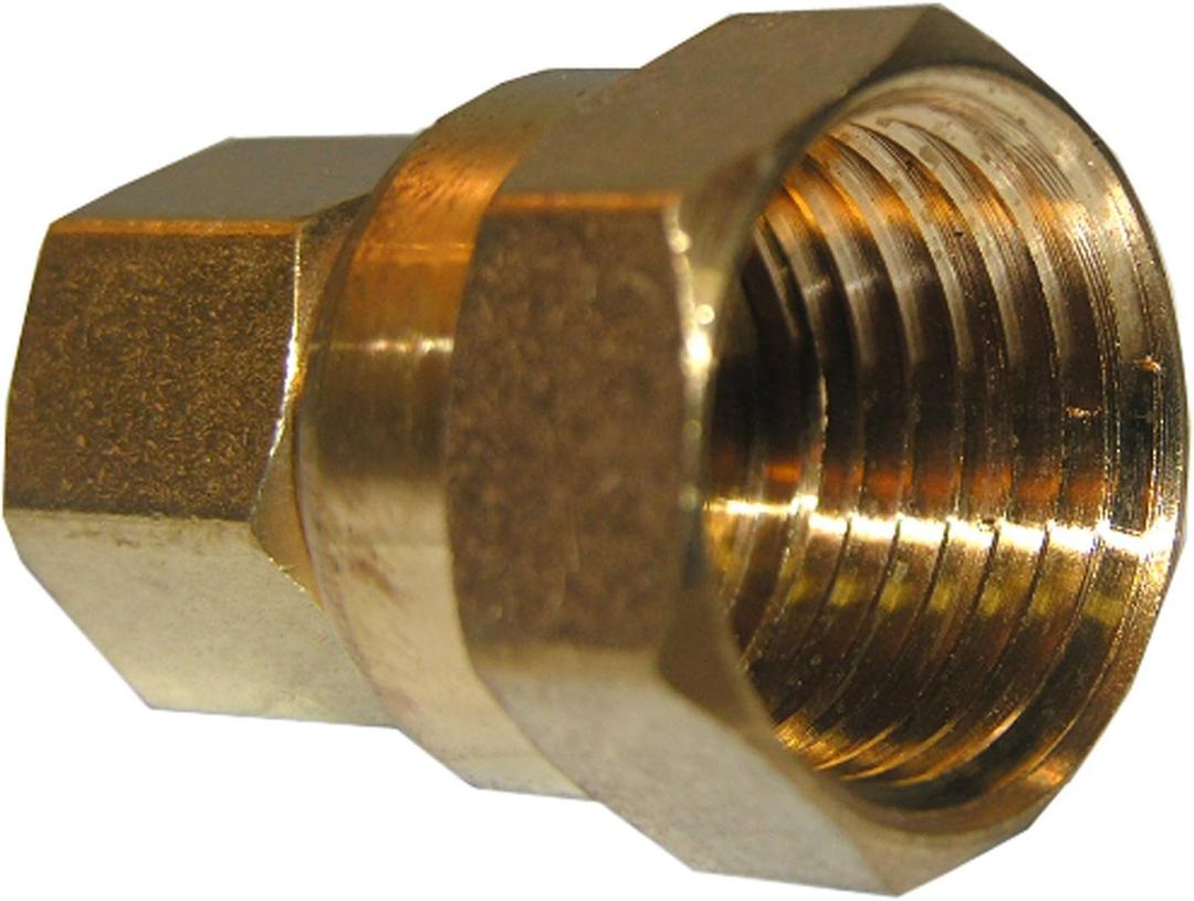LASCO 17-6637 3/8-Inch Compression by 1/2-Inch Female Pipe Thread Brass Adapter