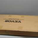 VEVOR Window Door Canopy 40" x 40", UPF 50+ Polycarbonate for Door Canopy Exterior, Entry Door, Front Door Overhang for Rain Snow Sunlight Protection Hollow Sheet (Clear Board & Black Bracket)