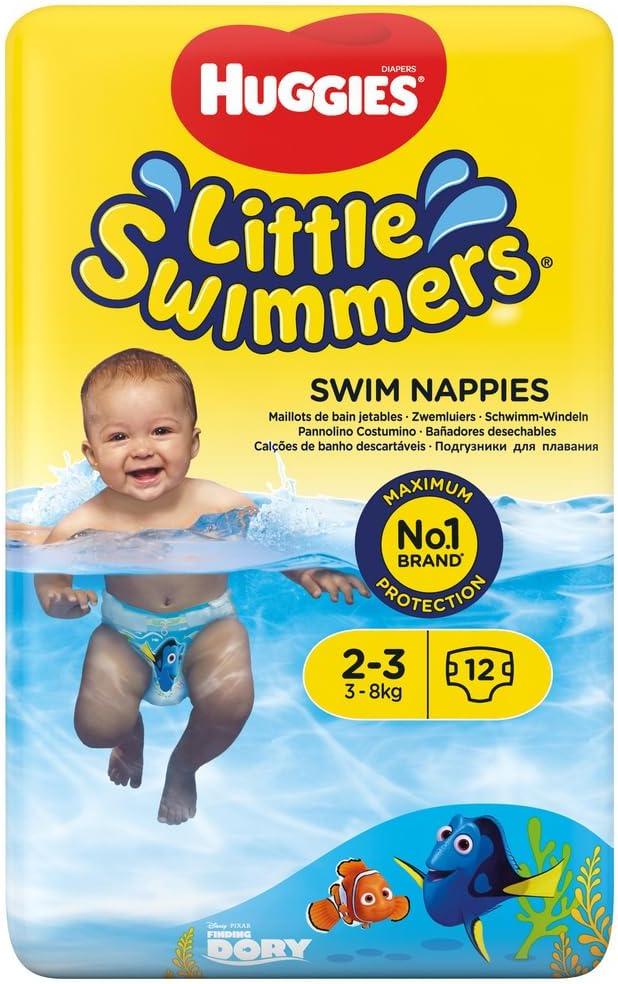 Huggies Little Swimmers Disposable Swim Diapers, X-Small (7lb-18lb.), 12-Count (Size 2-3) Huggies Little Swimmers Disposable Swim Diapers, X-Small (7lb-18lb.), 12-Count (Size 2-3)