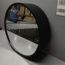 GRAINLLE 20'' Round Medicine Cabinet with Mirror, Bathroom Medicine Cabinet with Mirror with Storage Shelf, Circular Wall Mount Mirrored Cabinet (Black)