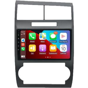 for Dodge Charger Radio 2006 2007 Magnum Radio 2005 2006 2007 Car Stereo 9" Touchscreen GPS Navigation Android Auto Carplay Wireless DVD Player Head Unit (4GB RAM+64GB ROM)