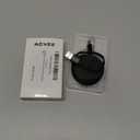 AGVEE 3ft Fixed / 2.3ft Extend USB-A to Lightning Charger Cable Mountable One Way Retractable 2.4A Fast Charging Cord, Pocket-Sized for iPhone 14 13 12 11 XS, Desk Organizer, Black