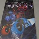 Disney Tron Legacy Movie Poster Metal Sign - Bold Tron Wall Decor for Man Cave or Game Room (Black)