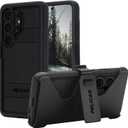 Pelican Voyager Samsung Galaxy S26 Ultra Case [Magnetic & Wireless Charging] Cover with 24ft MIL-STD Drop Protection - Heavy Duty Case with Belt Clip Holster for Samsung Galaxy S26 Ultra 6.9" - Black