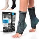 POWERLIX Legs Orthopedic Brace Compression Support Sleeve (Pair) for Swelling, Sprain, Plantar Fasciitis, Arthritis, Tendinitis, Small