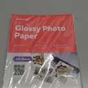 Glossy Photo Paper For Printer 8.5 x 11" - (100 Sheets) - Works with Inkjet Printer, Easy to Use, Premium Picture Paper
