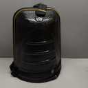 Golf Travel Bag for Airlines with Carbon Fiber Look Hard Top, Protective Club Traveling Cover with Wheel, Golf Club Carrier Case for Airplanes, Thick Padding, Durable Zippers, 2 Spacious Side Pockets