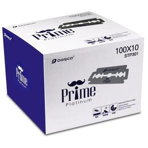 Dorco STP301 Prime Platinum Double Edge Blades 1,000 Blades