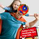 chiazllta 24 Pcs Color Your Own Hero Mask Crafts Hero Party Favors for Kids DIY Super Paper Mask Making Kits Father's Day Christmas Gifts Decorations Class Home Activity Coloring Game